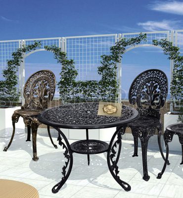 صندلی آلومینیومی باغی تراس مدل طاووسی